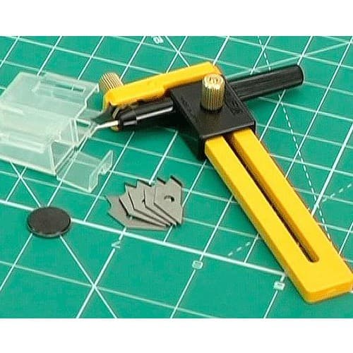 Резак OLFA циркульный, диаметр реза 10-150мм OL-CMP-1