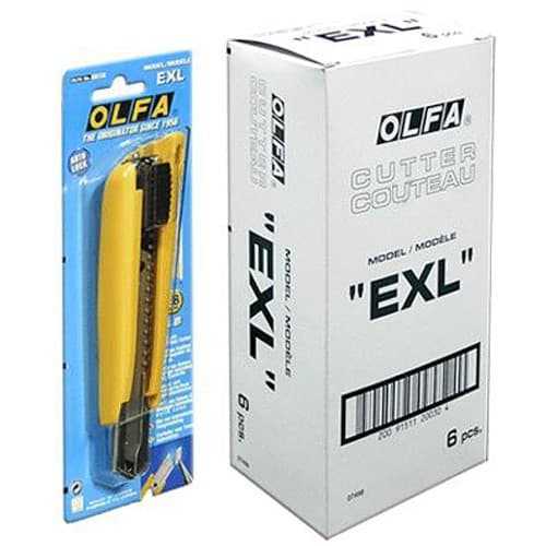 Нож OLFA с выдвижным лезвием, с автофиксатором, 18мм OL-EXL