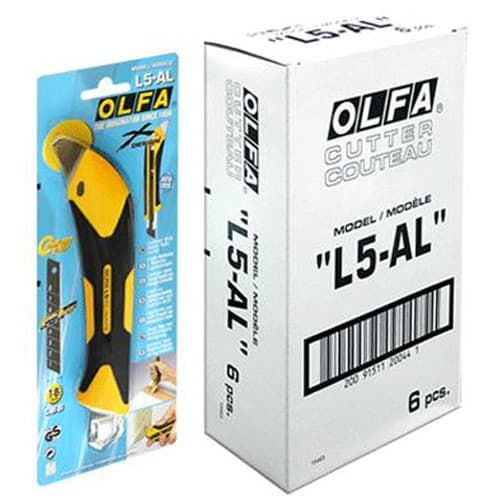 Нож OLFA " AUTOLOCK", двухкомпонентный корпус, 18мм OL-L5-AL — изображение 7