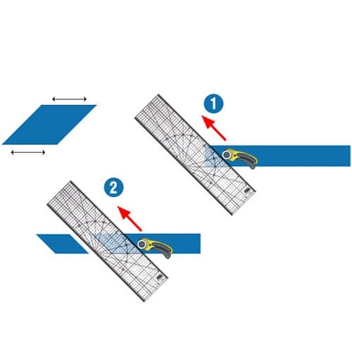 Линейка OLFA разметочная, метрическая, 150х600мм OL-MQR-15x60