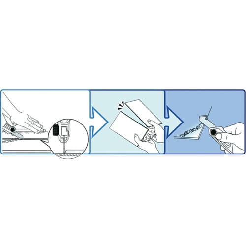Набор OLFA Резак для пластика усиленный с 3-мя лезвиями PC-L, 13мм OL-PC-L