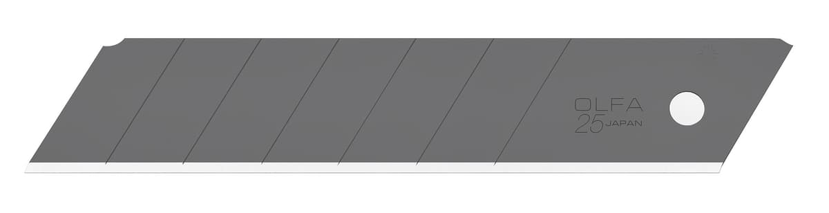 Лезвие OLFA ″EXCEL BLACK" сегментированное 20 шт 25х126х0,7мм OL-HBB-20 — изображение 2