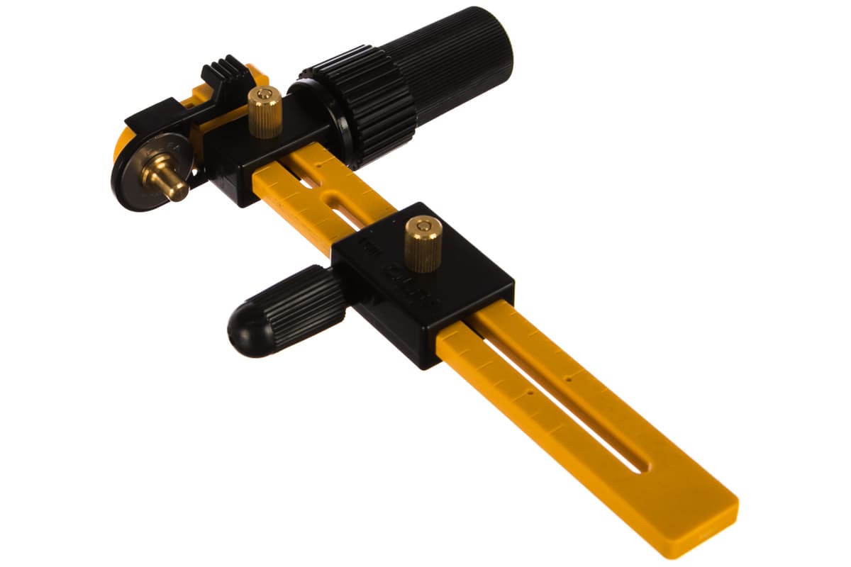 Нож OLFA циркульный трещоточный с круглым лезвием 18х0,3 мм, диаметр реза 40-220 мм OL-CMP-3 — изображение 5