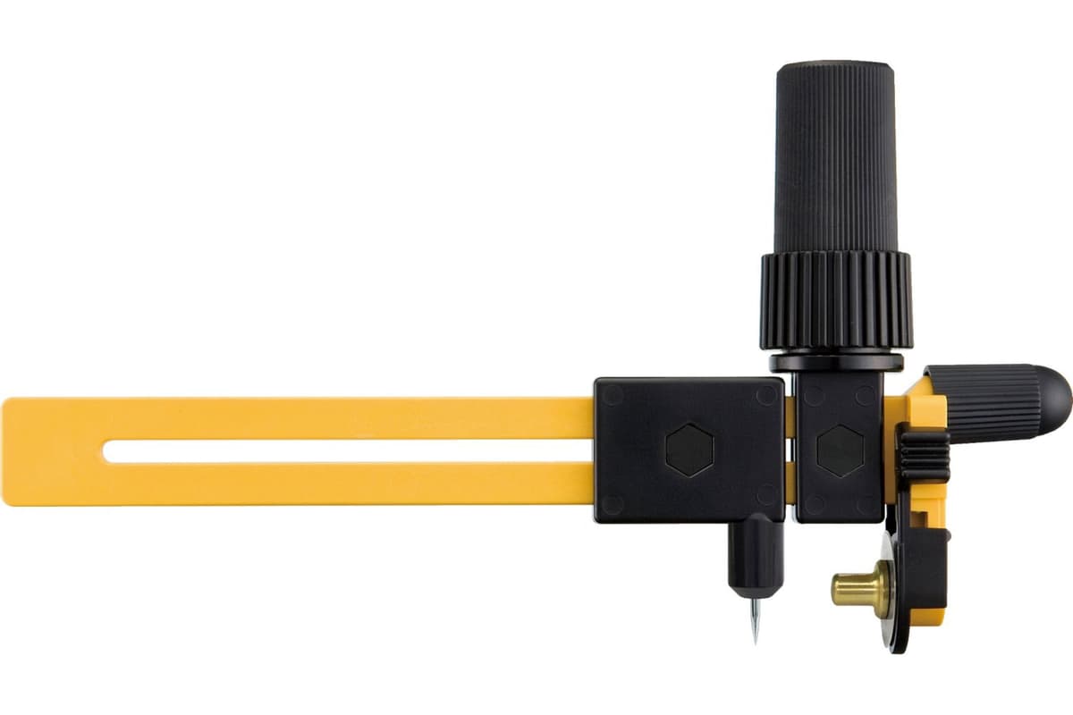 Нож OLFA циркульный трещоточный с круглым лезвием 18х0,3 мм, диаметр реза 40-220 мм OL-CMP-3 — изображение 3