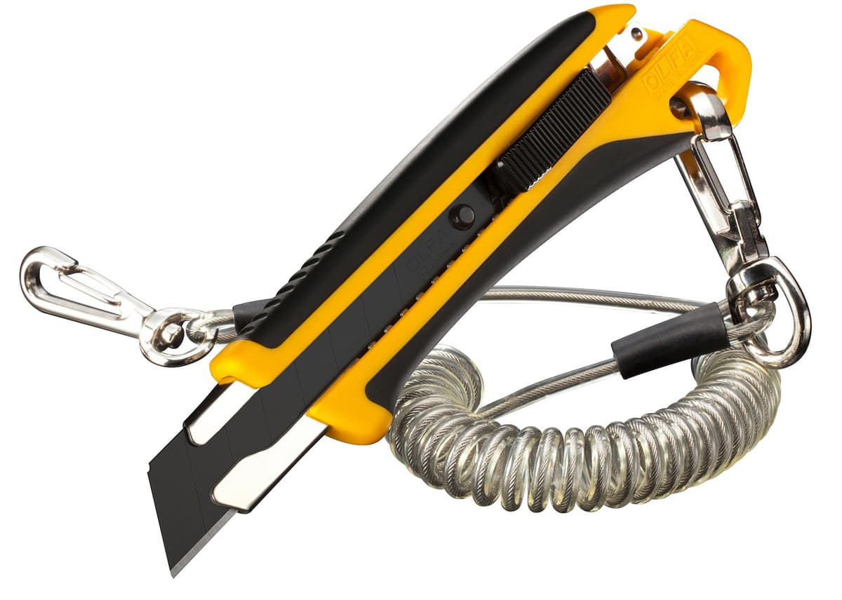 Нож OLFA Autolock с выдвижным лезвием 18 мм, двухкомпонентный корпус OL-L7-AL — изображение 5