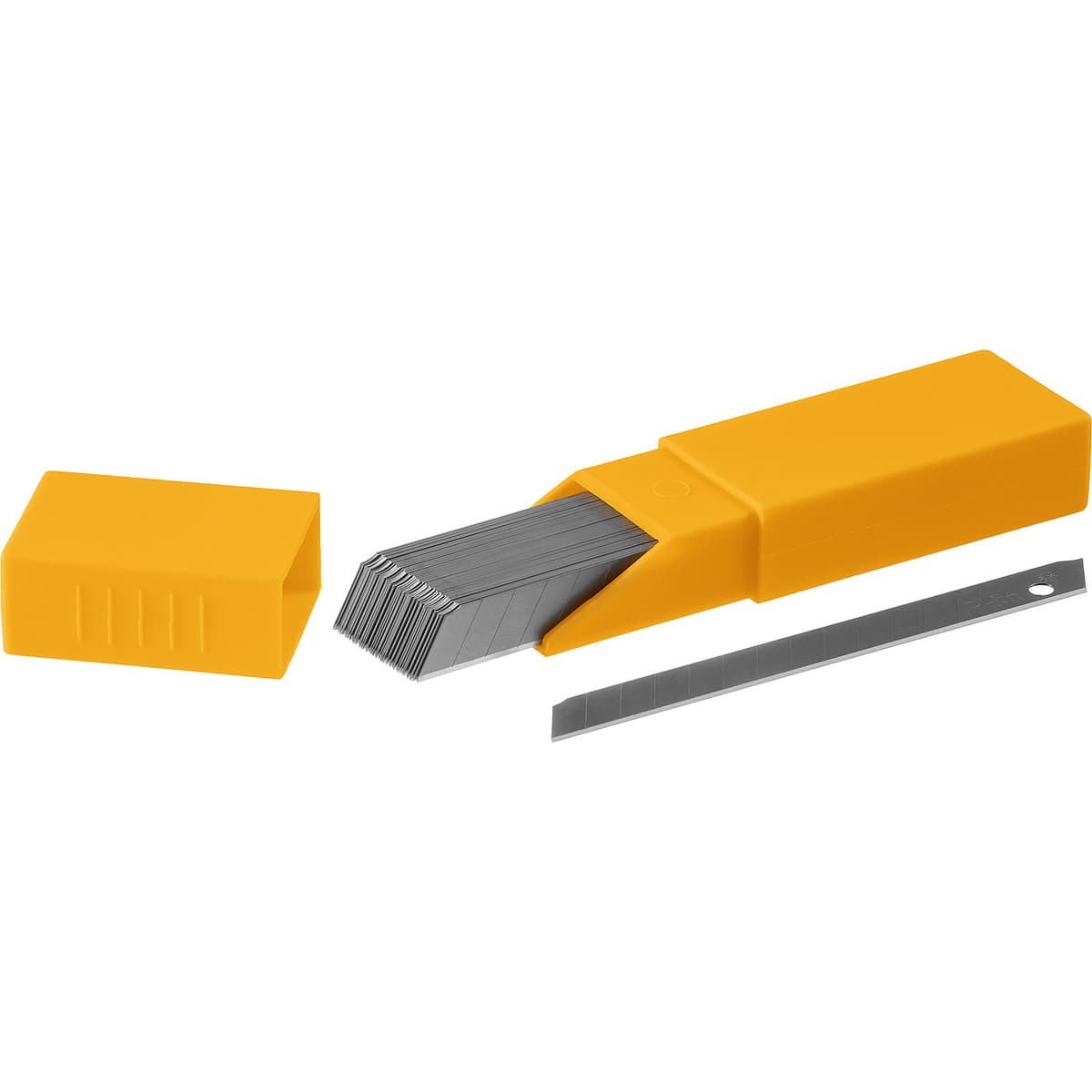 Лезвия OLFA сегментированные из нержавеющей стали, 9х80х0,38мм, 13 сегментов, 50шт OL-AB-50 S