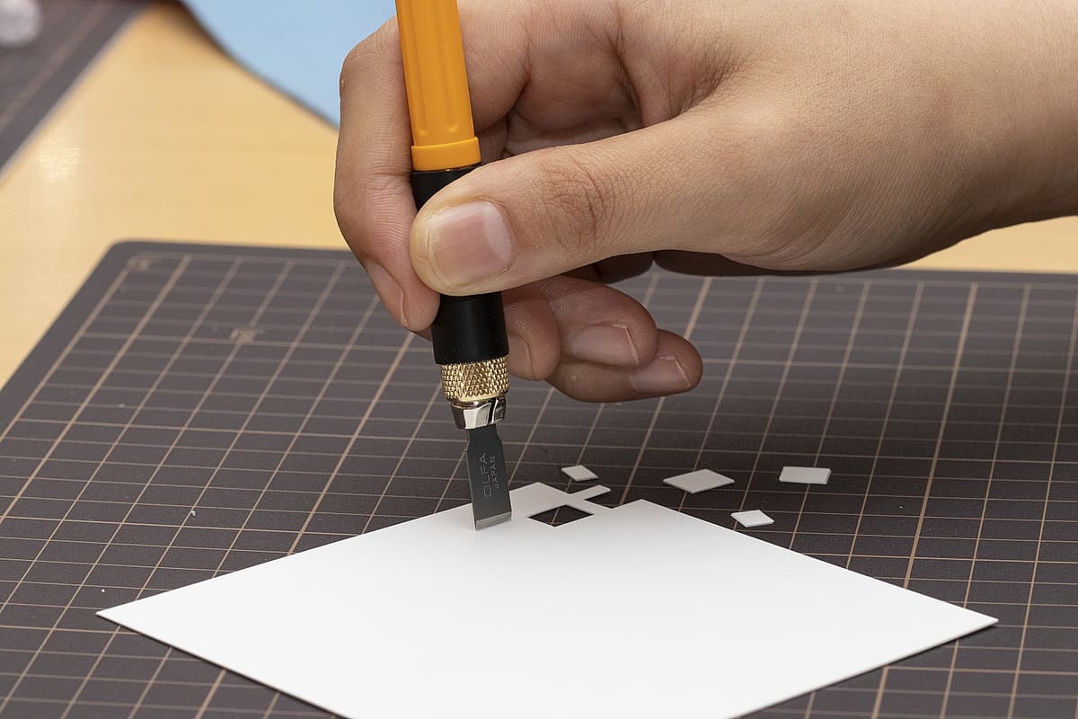 Набор OLFA Нож перовой с профильными лезвиями, 6мм, 4шт OL-AK-4