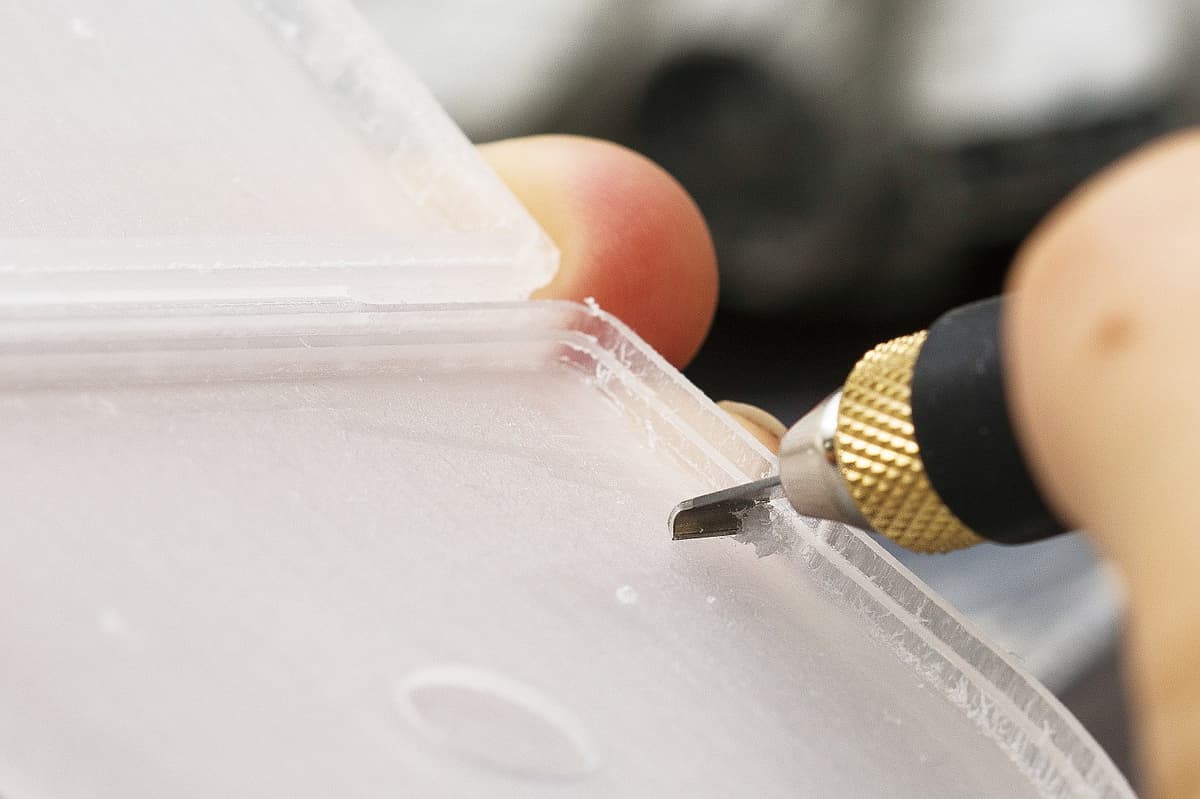 Набор OLFA Нож перовой с профильными лезвиями, 6мм, 4шт OL-AK-4