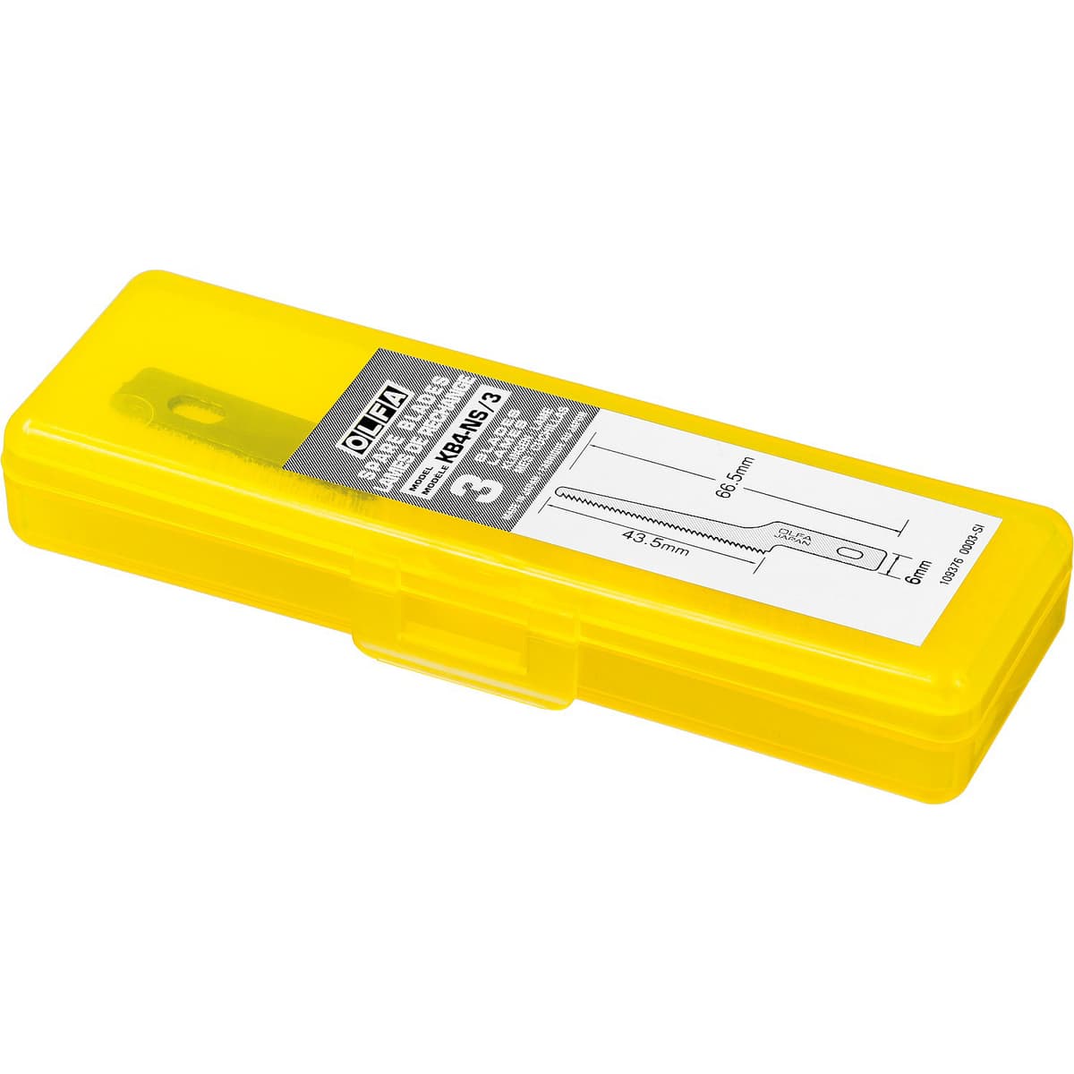 Лезвия OLFA пильные для ножа AK-4 6(11) х64х0,45 мм 3 шт OL-KB4-NS/3