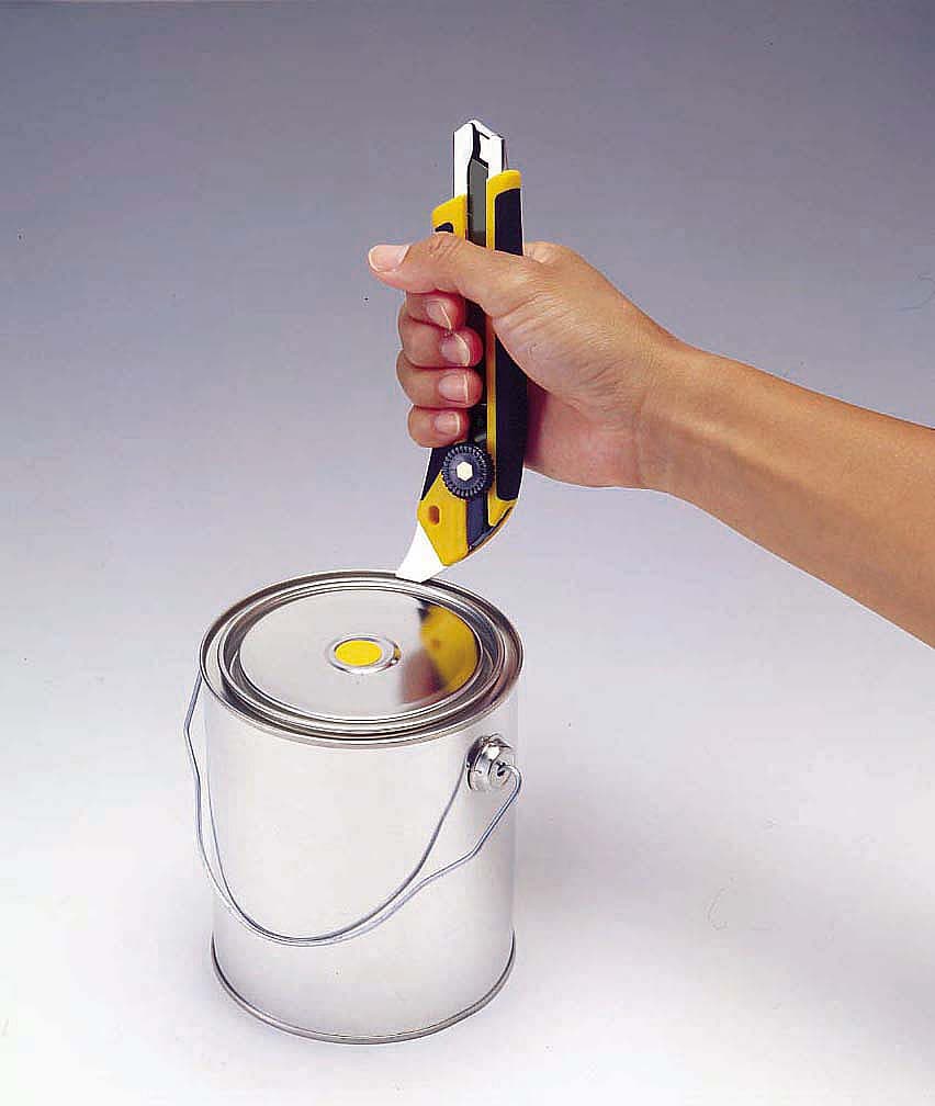 Нож OLFA, двухкомпонентный корпус, трещоточный фиксатор, 18мм OL-L-5