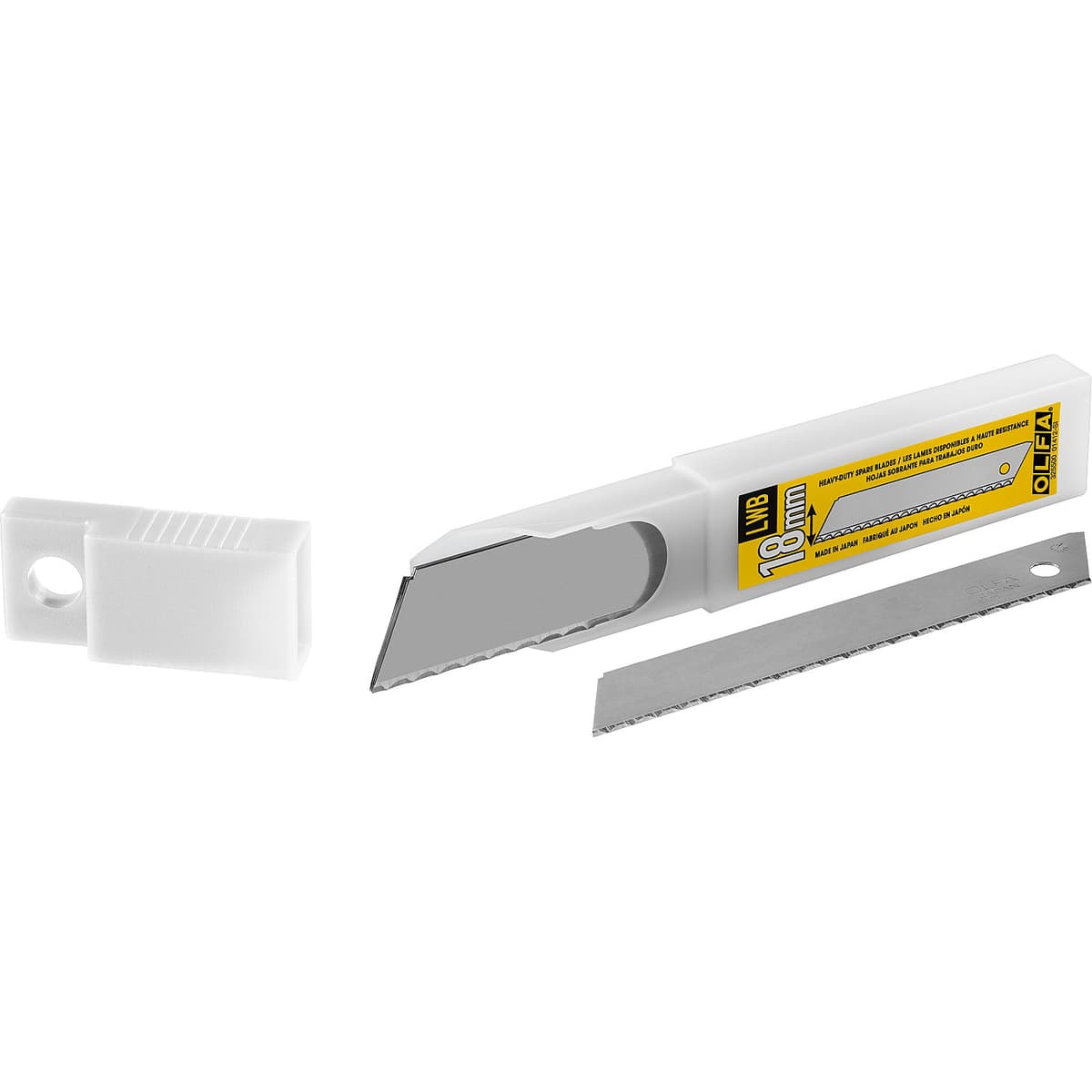 Лезвие OLFA, несегментированное, серрейторная заточка 18 мм OL-LWB-3 B