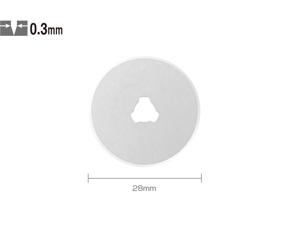 Лезвие OLFA специальное, круговое, 28мм, 2шт OL-RB28-2
