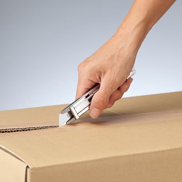 Нож OLFA, безопасный с трапециевидным лезвием OL-SK-12