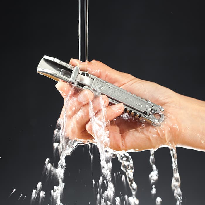 Нож OLFA, безопасный с трапециевидным лезвием OL-SK-12