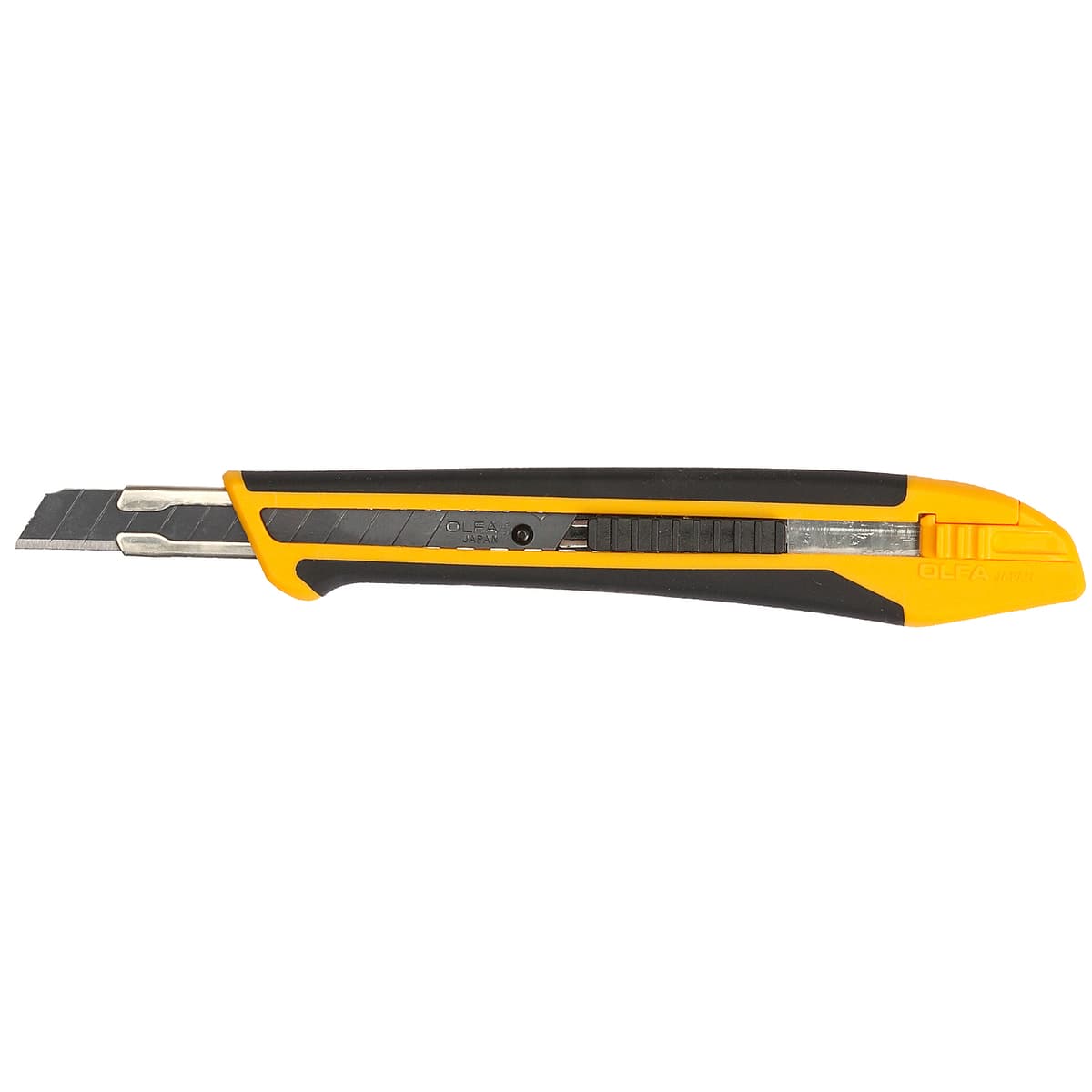 Нож OLFA " Standard Models" с выдвижным лезвием, с противоскользящим покрытием, автофиксатор, 9мм OL-XA-1