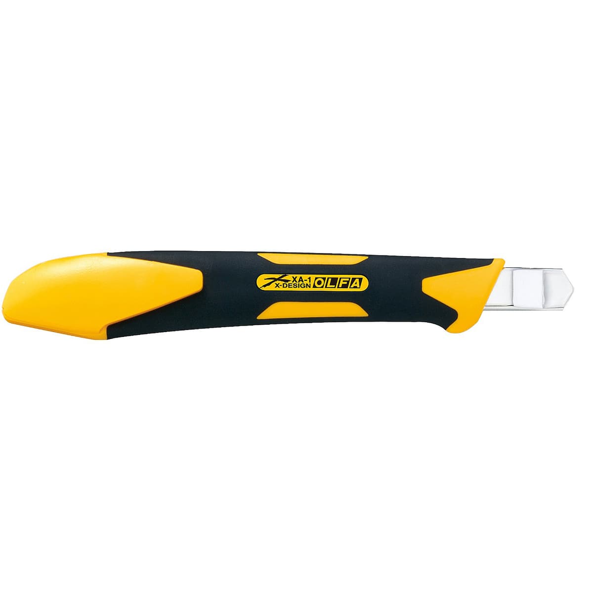Нож OLFA " Standard Models" с выдвижным лезвием, с противоскользящим покрытием, автофиксатор, 9мм OL-XA-1