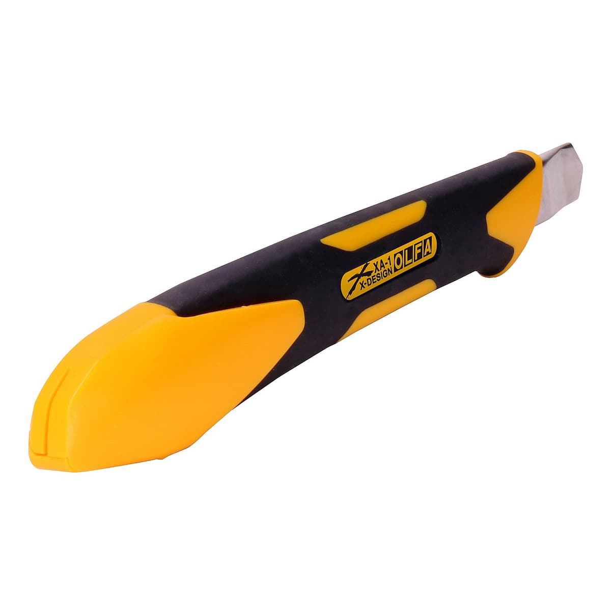 Нож OLFA " Standard Models" с выдвижным лезвием, с противоскользящим покрытием, автофиксатор, 9мм OL-XA-1