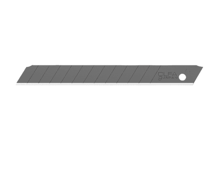 Лезвие OLFA сегментированные EXCEL BLACK, 9 мм, 13 сегментов, 10шт, в боксе OL-ASBB-10
